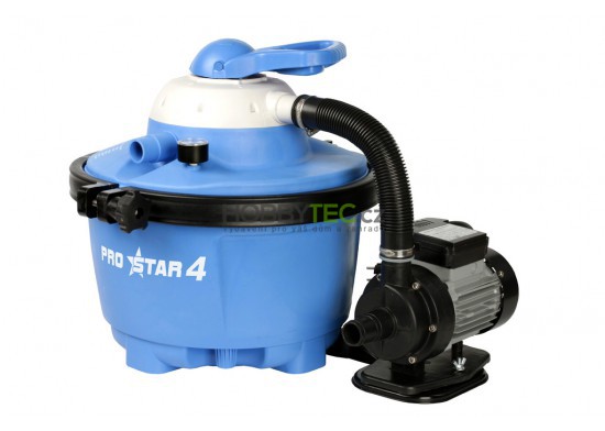 Filtration von Wasser im Pool