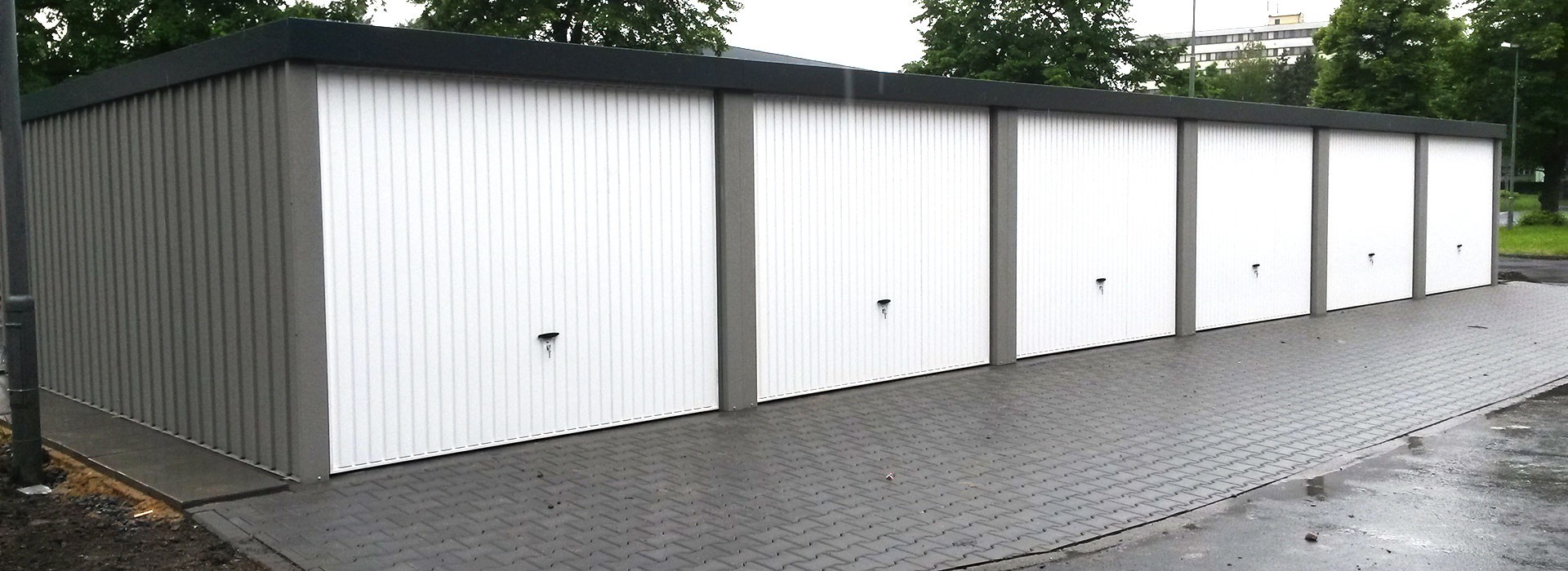 Garagen für Autos, Motorräder und Gartengeräte, Speicher Garage