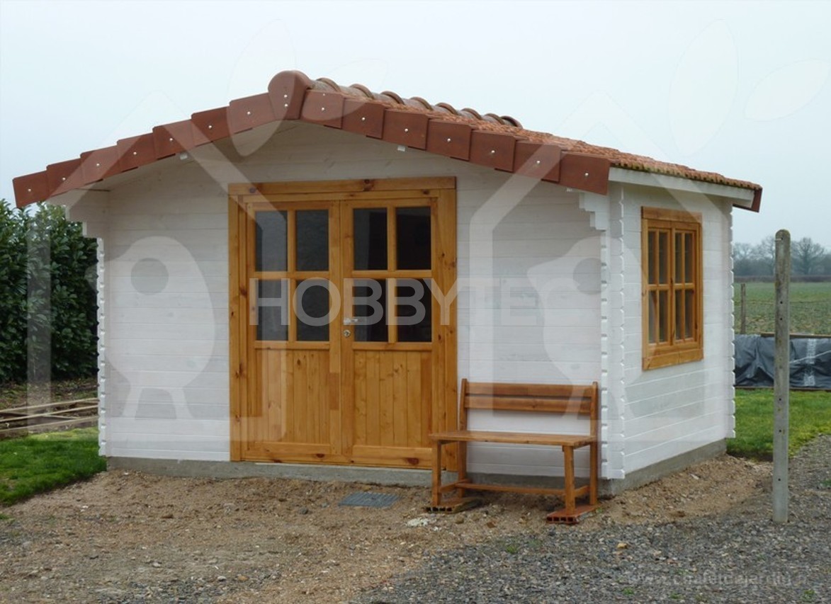 Holzgartenhaus Rennes 4x3m