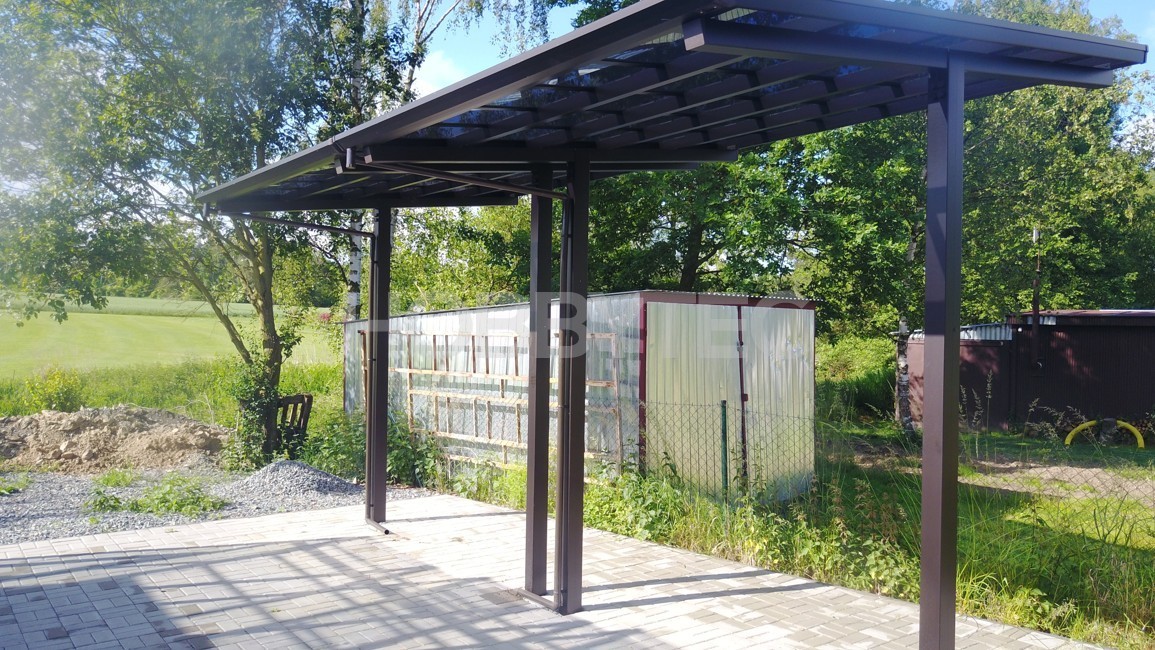 Aluminium-Pergola Terrasse, ohne Verankerung