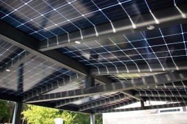 Aluminium-Carport SOLAR ENERGO 6 x 4 m mit Photovoltaikanlage 4,56 kW + Batterie 5,0 kW