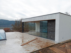 Terrassenverglasung VG17 mit Glas ohne Rahmen
