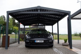 Aluminium-Carport SOLAR ENERGO mit Photovoltaikanlage ohne Netzanbindung