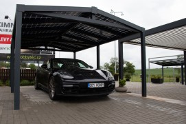 Aluminium-Carport SOLAR ENERGO mit Photovoltaikanlage - Netzanbindung