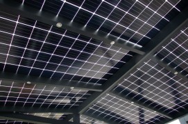 Aluminium-Carport SOLAR ENERGO mit Photovoltaikanlage ohne Netzanbindung