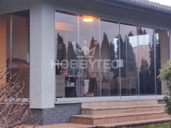 Terrassenverglasung VG17 mit Glas ohne Rahmen, Model 2022