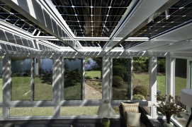 SOLAR ENERGO Wintergarten 8 x 4 m mit Photovoltaikanlage 6,08 kW + Batterie 6,2 kW