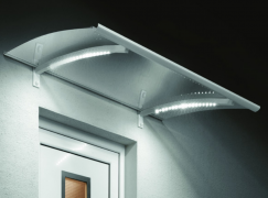 Eingangsvordächer LED Carina 150x90cm