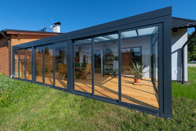 ZANIA saisonaler Wintergarten mit Polycarbonat, Modell 2022